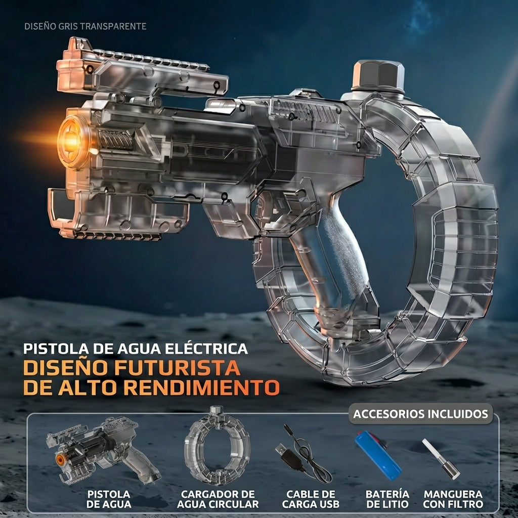 Splash Blaster™ – Pistola Eléctrica de Agua