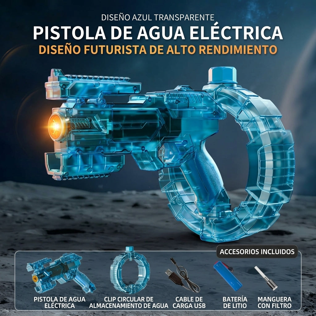 Splash Blaster™ – Pistola Eléctrica de Agua